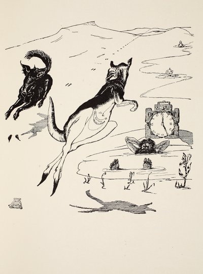 Old Man Kangaroo at five in the afternoon, illustration from 